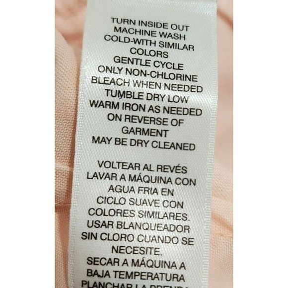 Chico's Women's Open Front Cardigan Jacket Roll Tab Sleeve Pink Lyocell Sz 1 (M) - Picture 10 of 13